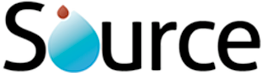 Logo for Source Environmental Consultants, with a water drop replacing the O in Source.