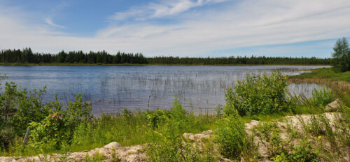 Detour Gold Lake - image of a wide lake under a big sky.