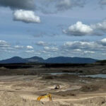 the Blackwater Gold Mine site under a big sky