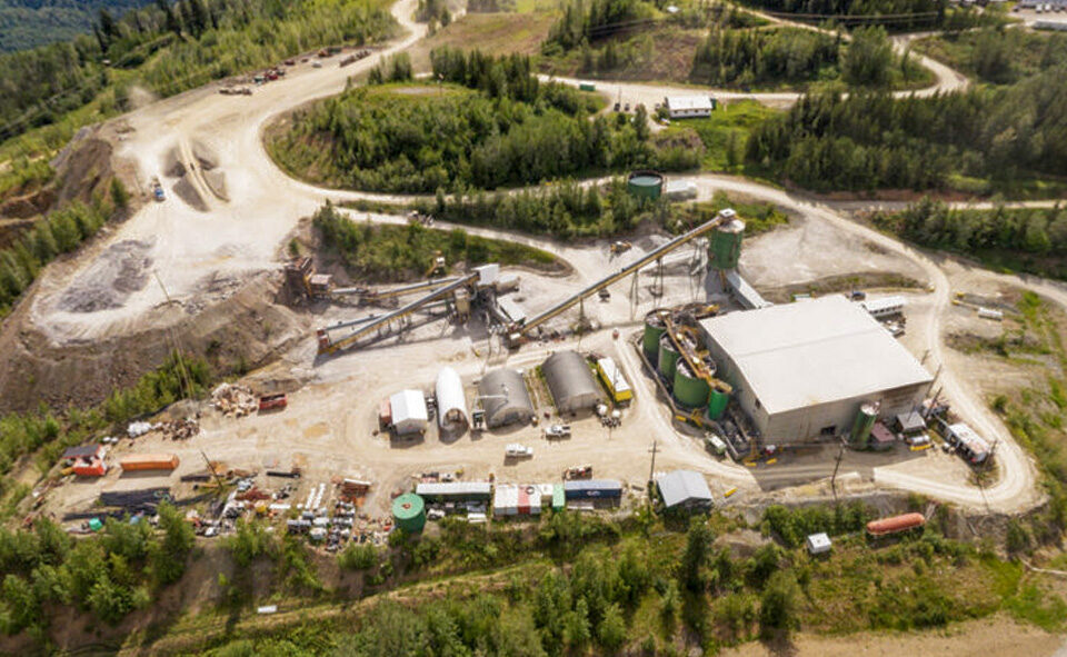 Site of the Cariboo Gold operation